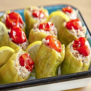 Zeytinyagtlı Biber Dolma
