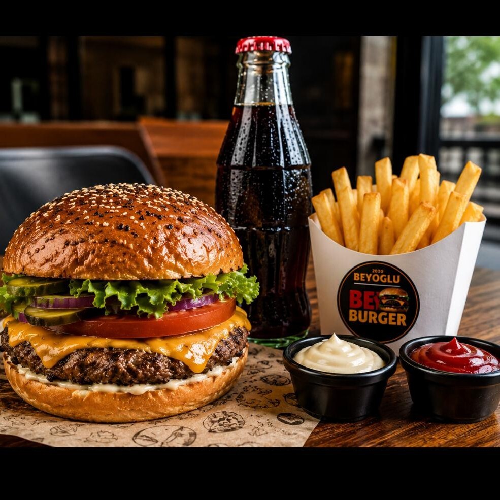 Cheeseburger Menü