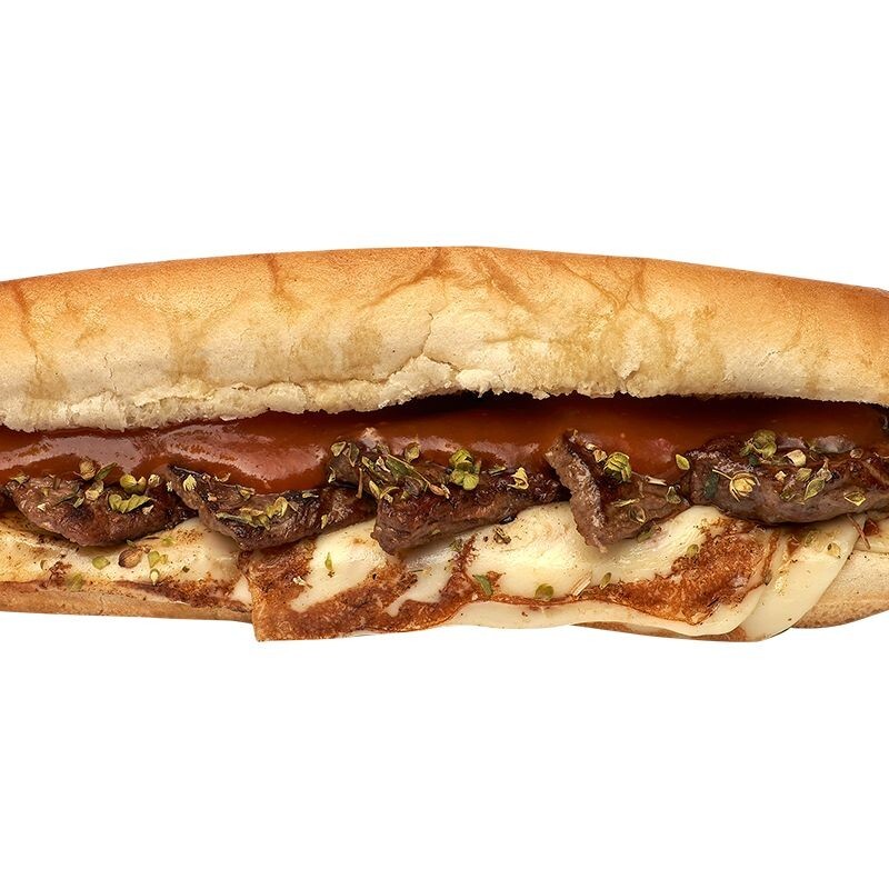 Biftek Kaşarlı Sandviç
