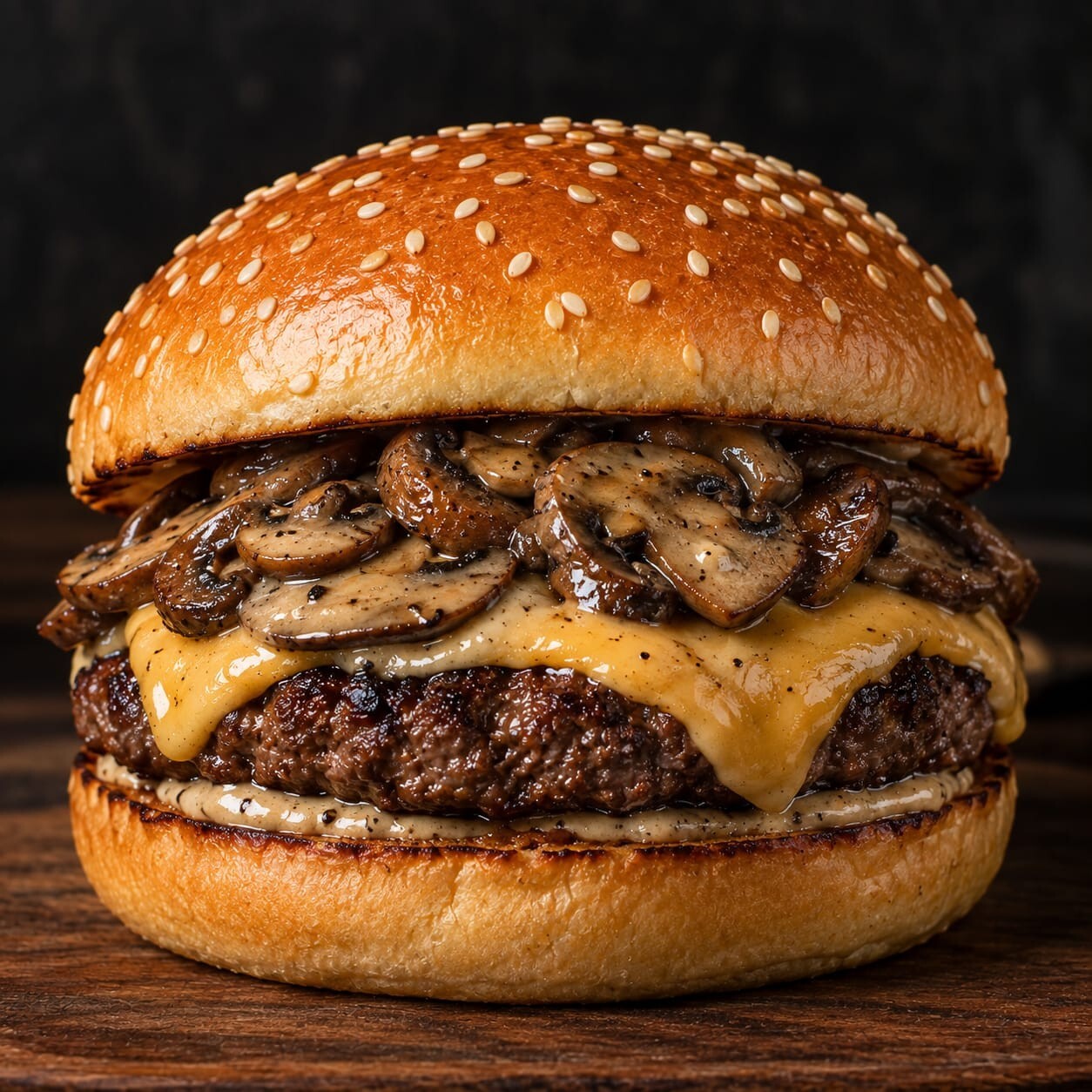 Mushroom burger