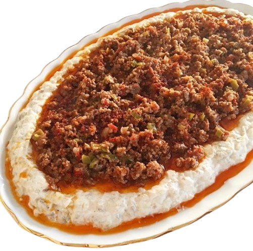 Ali Nazik Kebap ( Aubergine With Yoghurt Kebab )