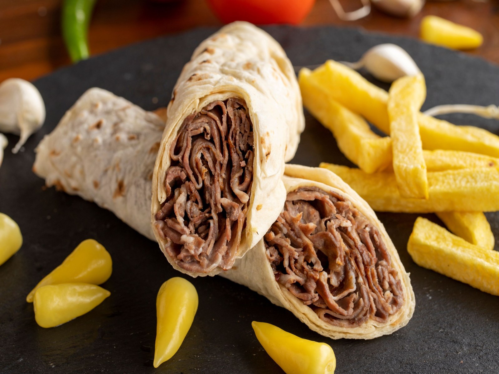 100 gr Et Döner Dürüm Dönerci Hamit Efendi 1989 Yaprak Döner Special VIP