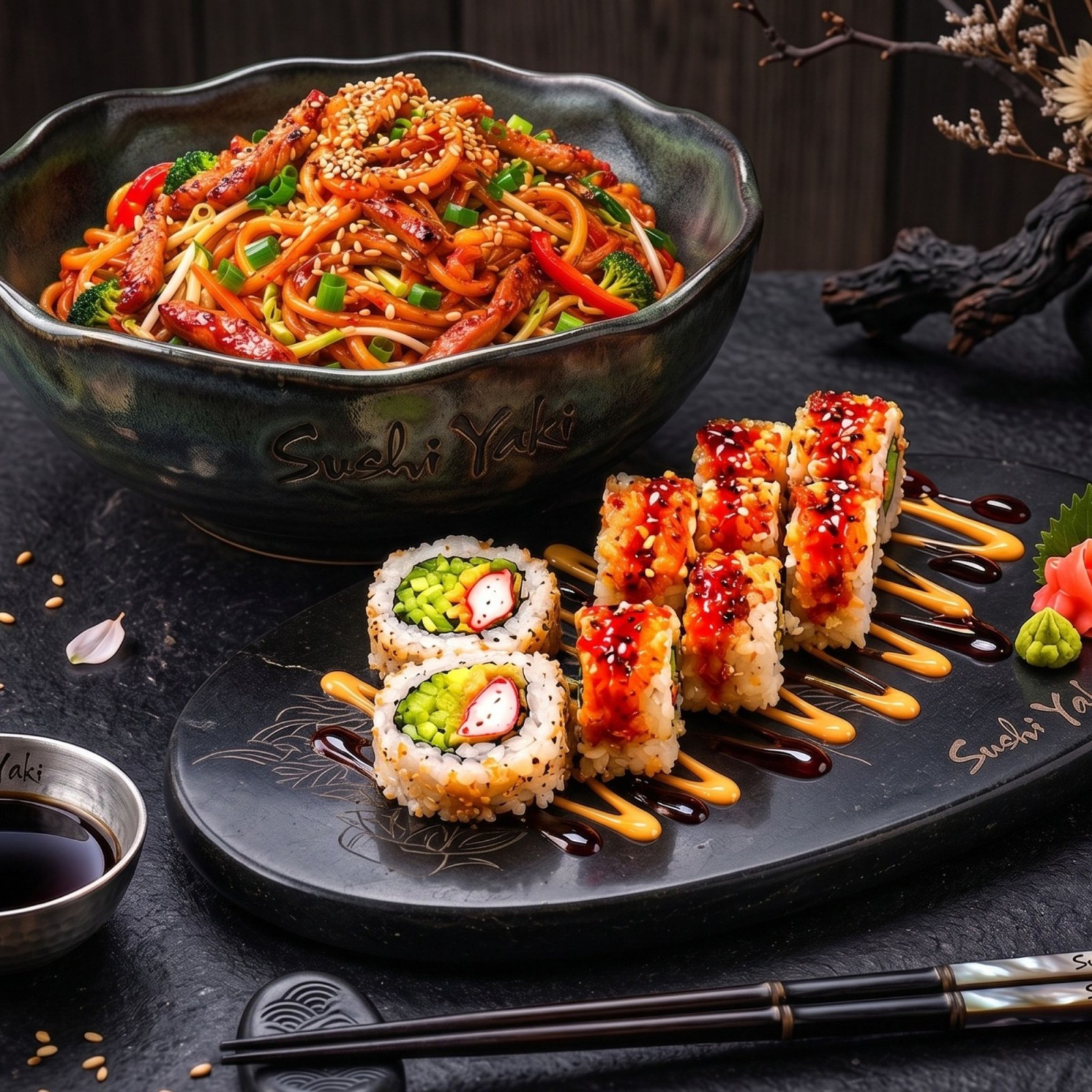 135- Noodle & Sushi Menü 1