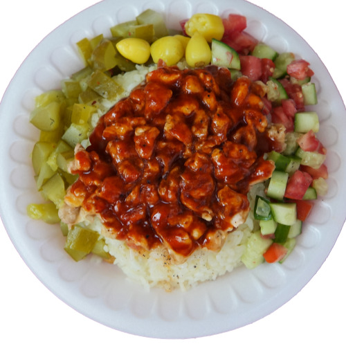 Barbekü Soslu Tavuklu Pilav