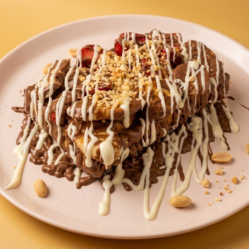 Sütlü Şahane Bütün Waffle