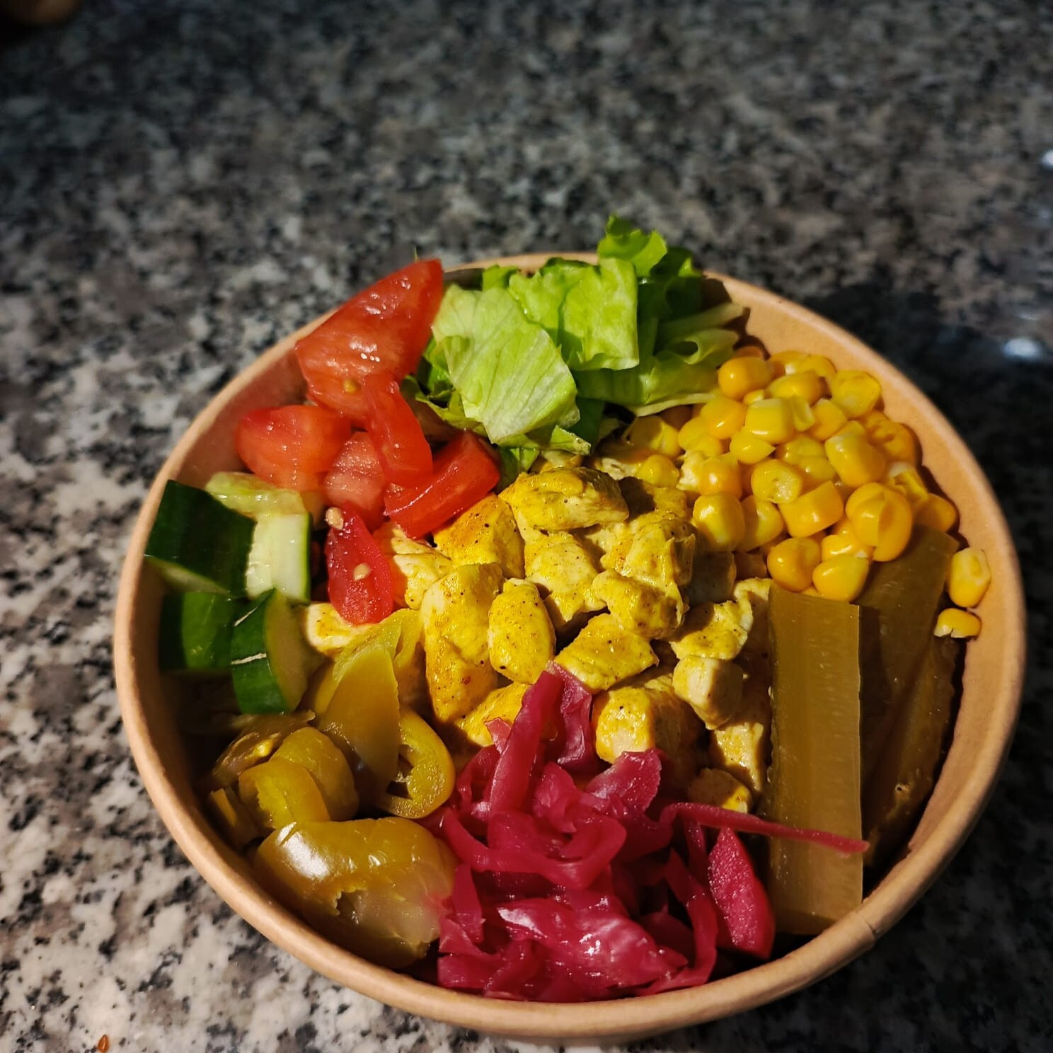 Köri Soslu Bowl ve Ayran