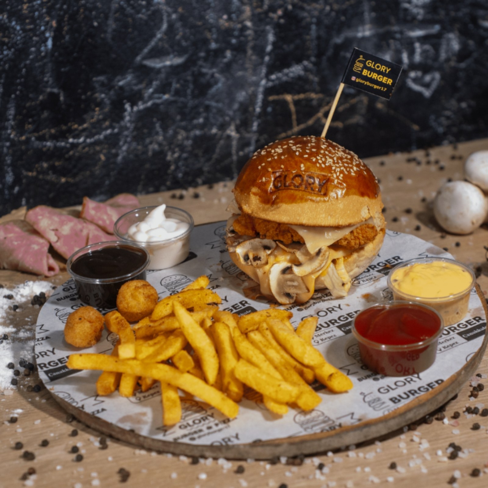 Glory Çıtır Mushrooms Burger