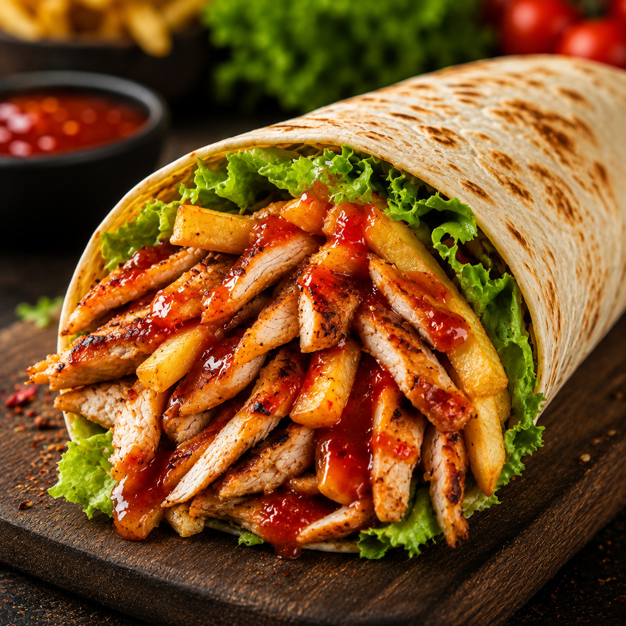 Sweet Chili Soslu Zurna Tavuk Döner 150 gr