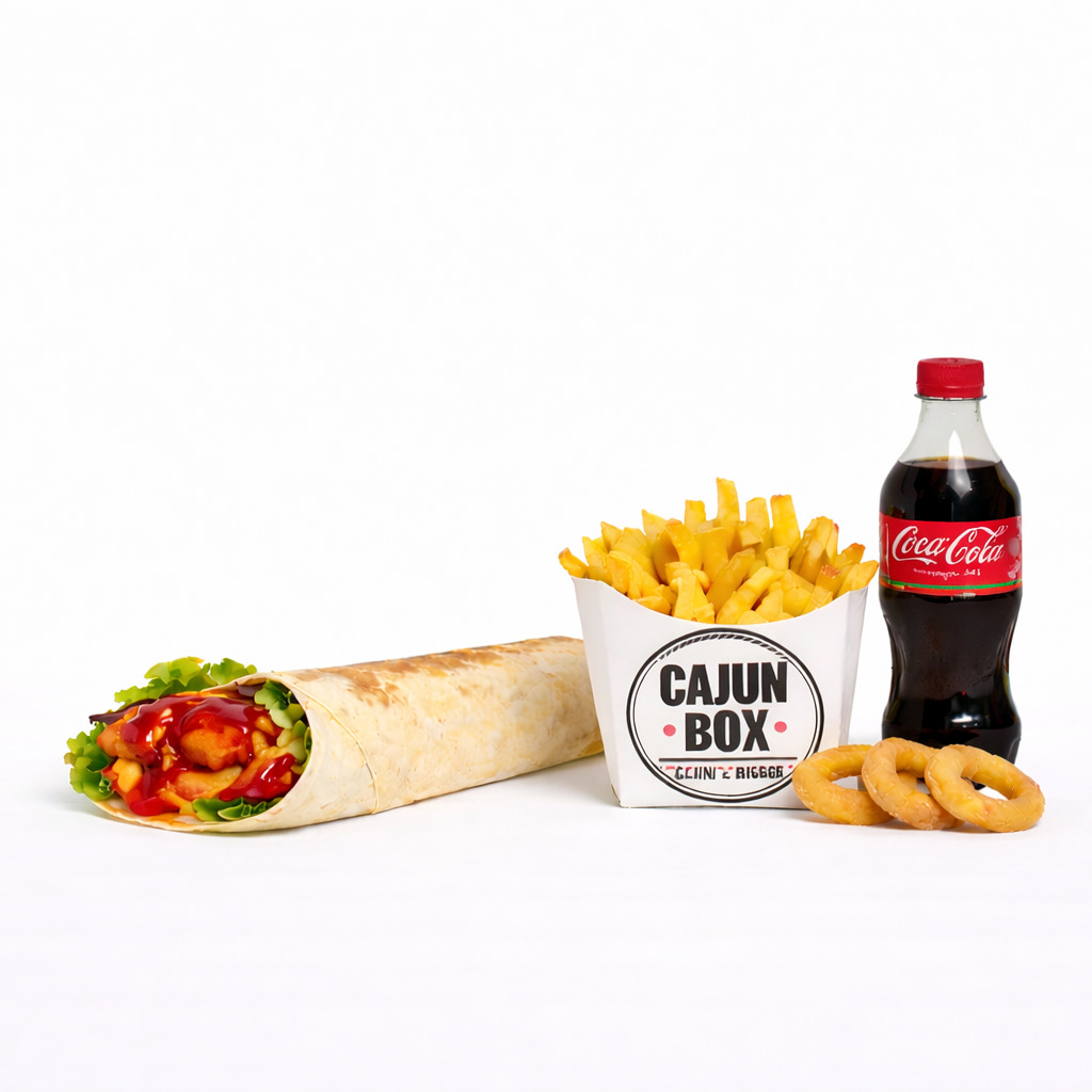 Mexica Cajun Wrap Menü