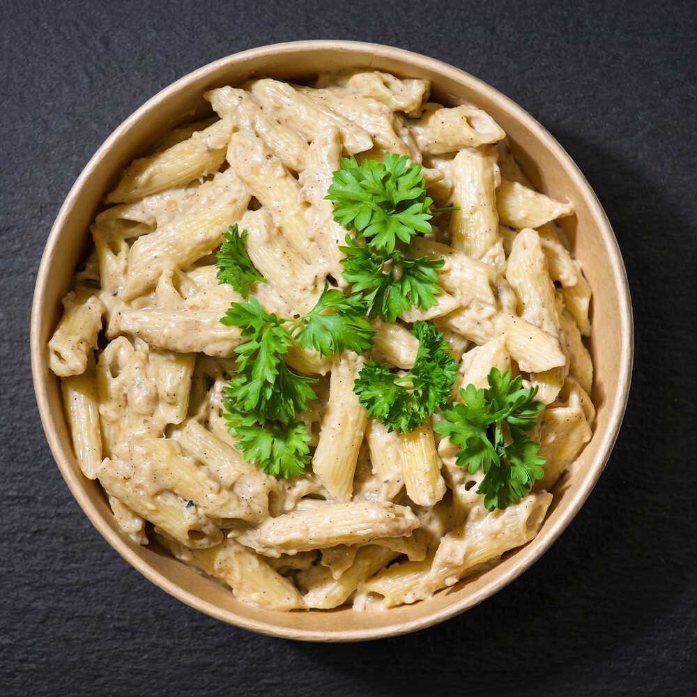 Köz Patlıcanlı Kremalı Makarna