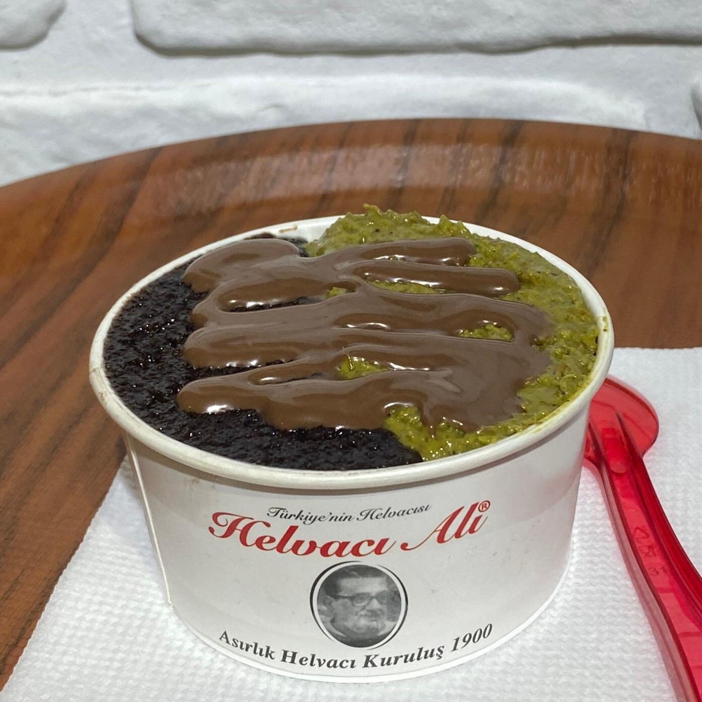 Dondurmalı Dubai Soslu Çikolatalı İrmik Helvası (140 gr.)