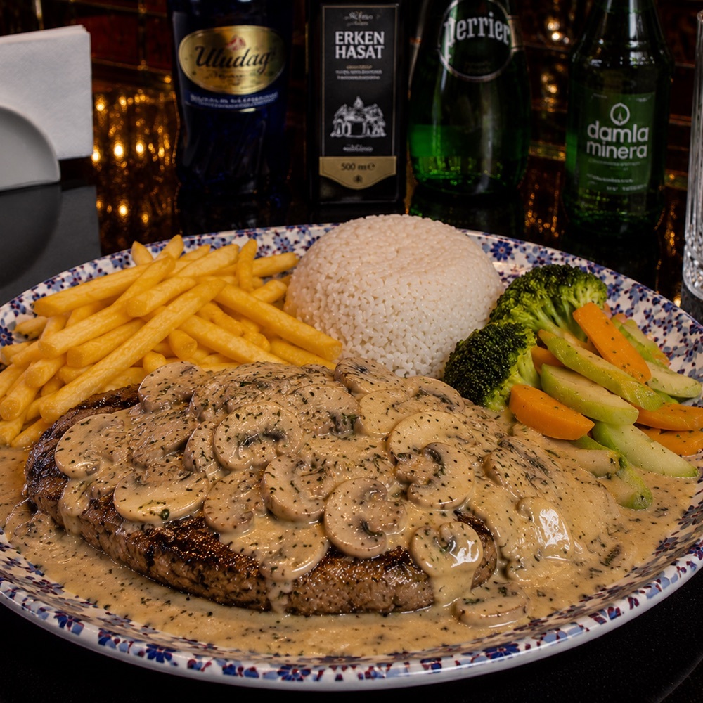 Mushroom Veloute Steak