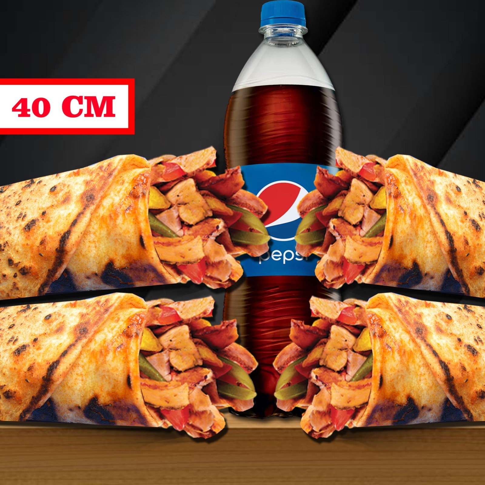 4'lü Zurna Tavuk Döner Dürüm Menü