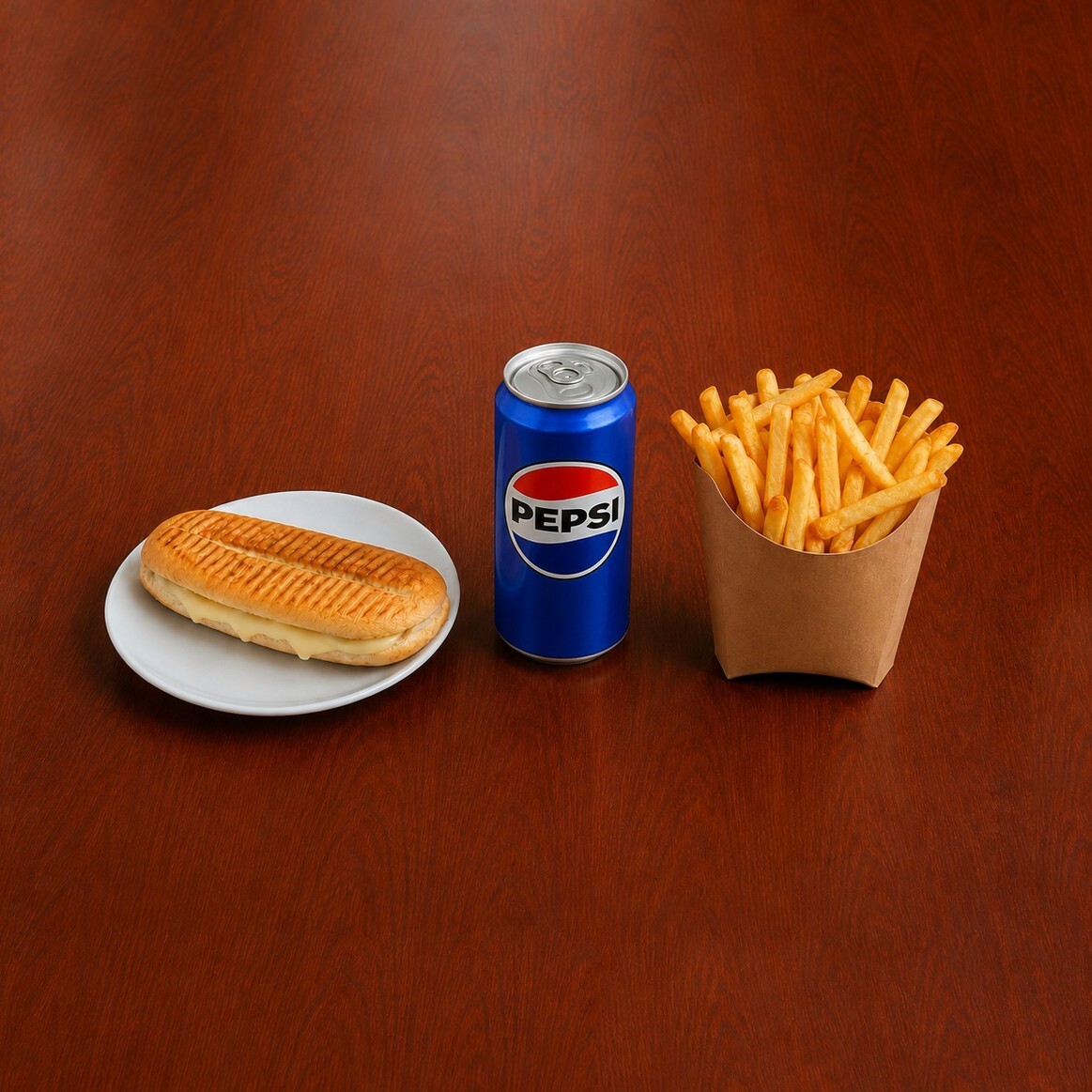 Tam Ekmek Kaşarlı Pepsi Menü