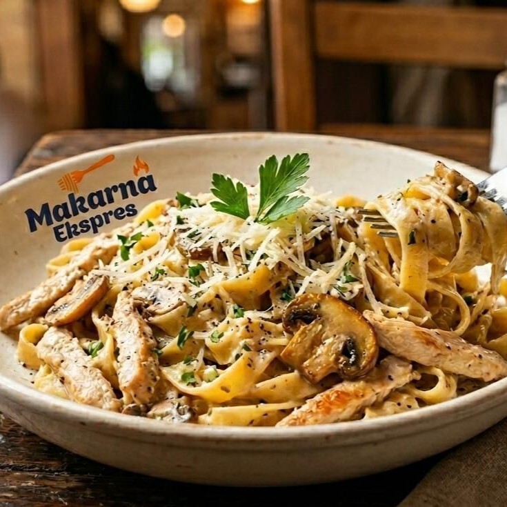 Fettucinne Pollo E Funghi