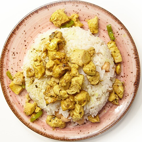 Köri Soslu Tavuklu Pilav