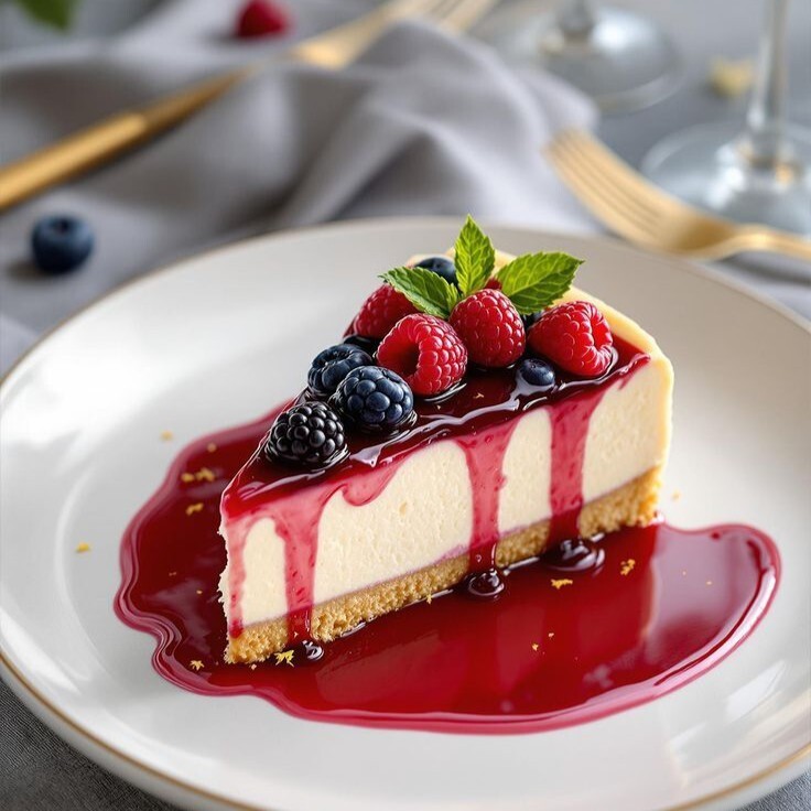 Orman Meyveli Cheesecake