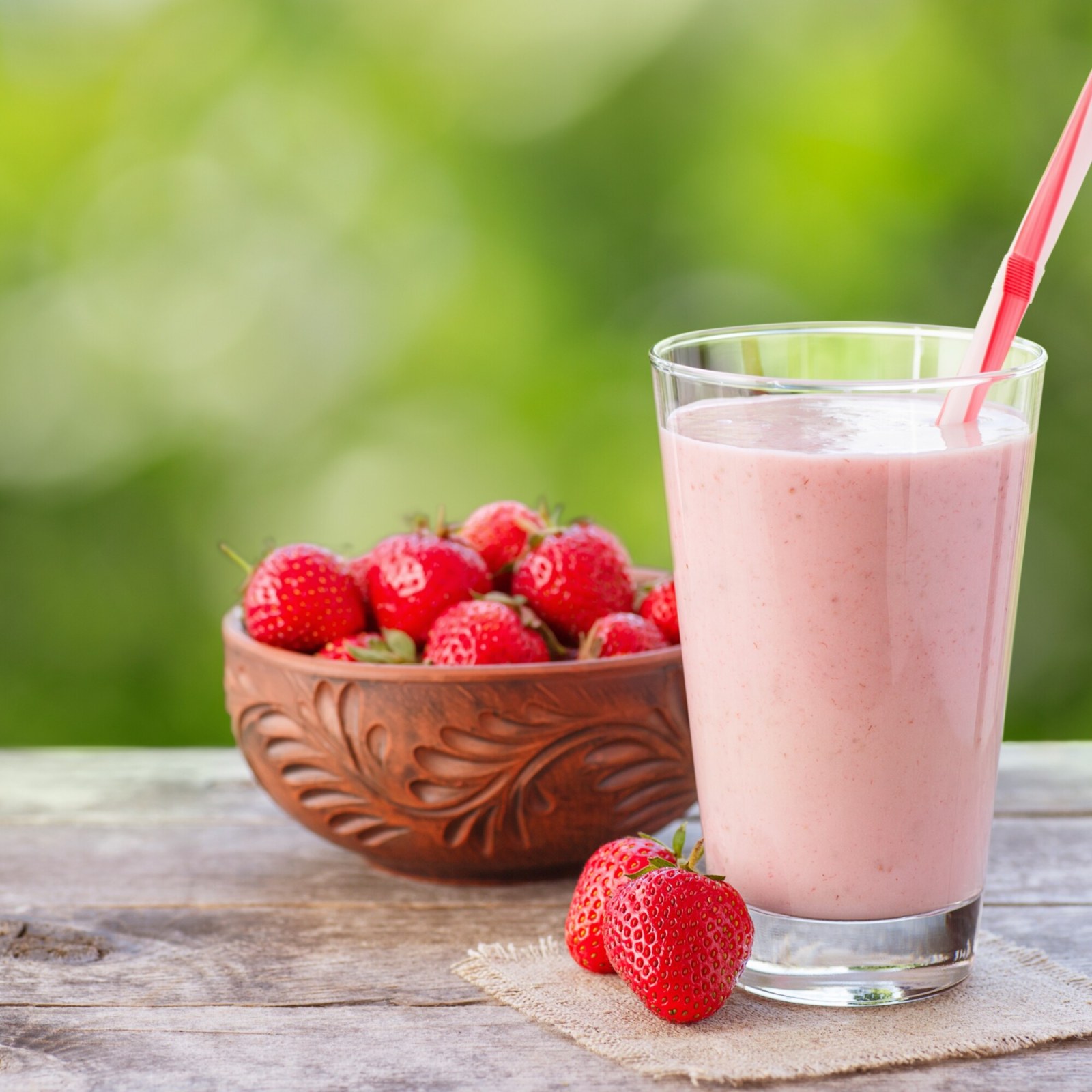 Çilekli Milkshake