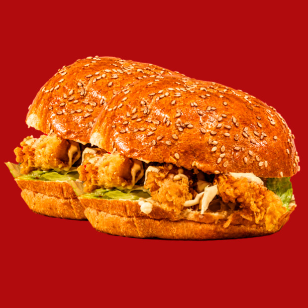 2'li Cajun Tavuk Cheeseburger