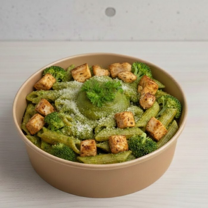 Pesto Soslu Sebzeli Tavuklu Penne