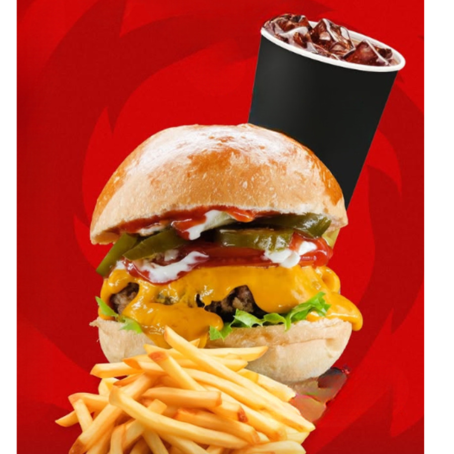 Big Cheese Burger Menü