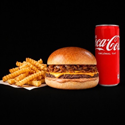 Co Single Smash Burger Menü & Coca-Cola Menü