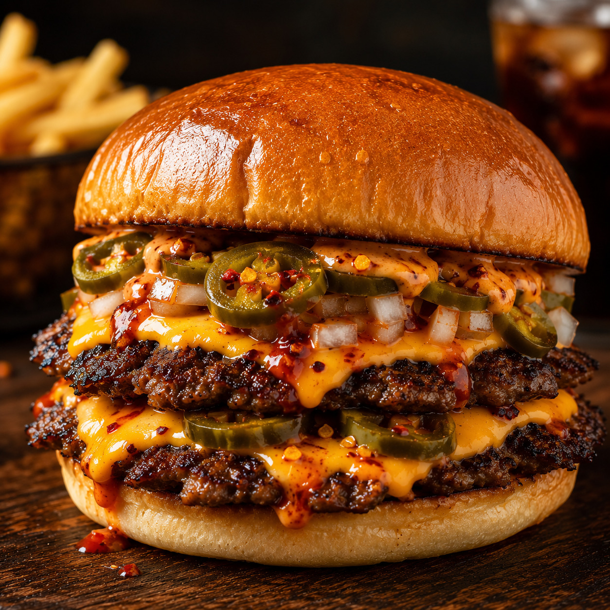 Acılı Smash Burger