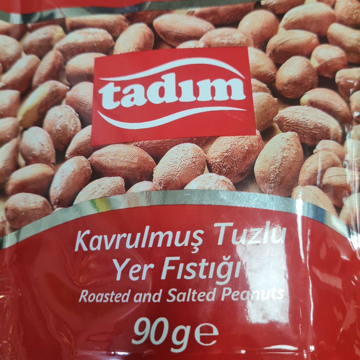Tadım 90 Gr Kavrulmuş Tuzlu Yerfıstığı