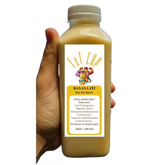 Banana Fit Muz Bal Badem