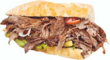 Bol Etli Yarım Ekmek Arası Et Döner