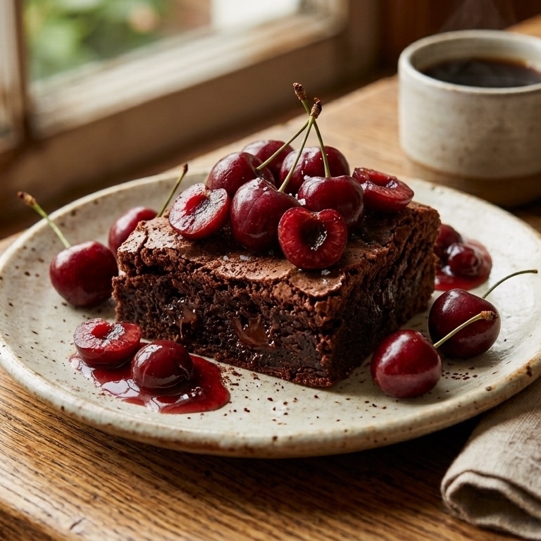 Vişneli Brownie