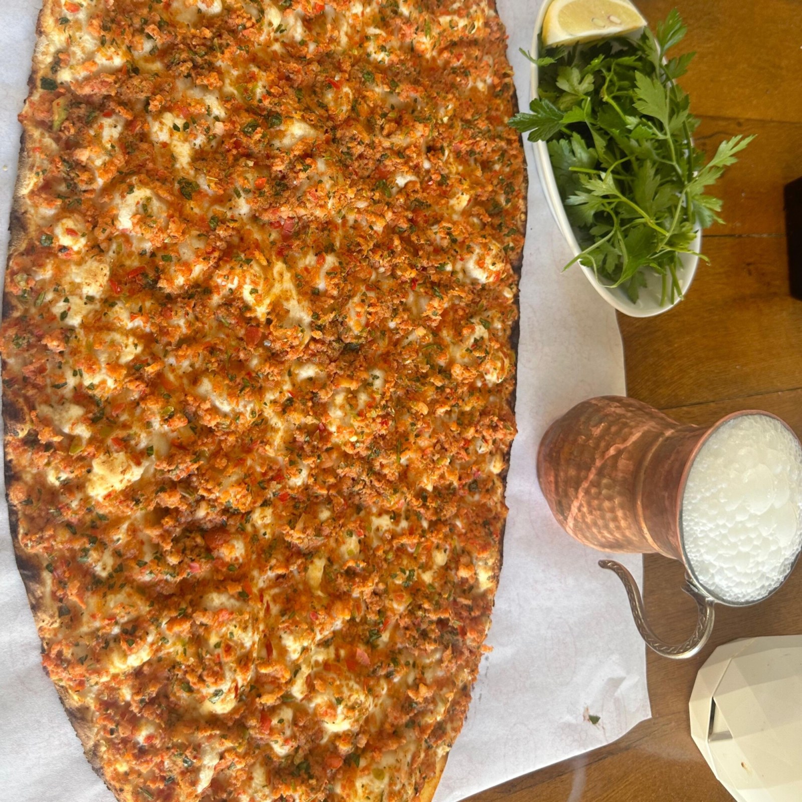 3 Adet Lahmacun Menü