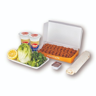 Orta Paket Menü (2 Kişilik) 500 gr. + 2 adet Ayran 17 cl.
