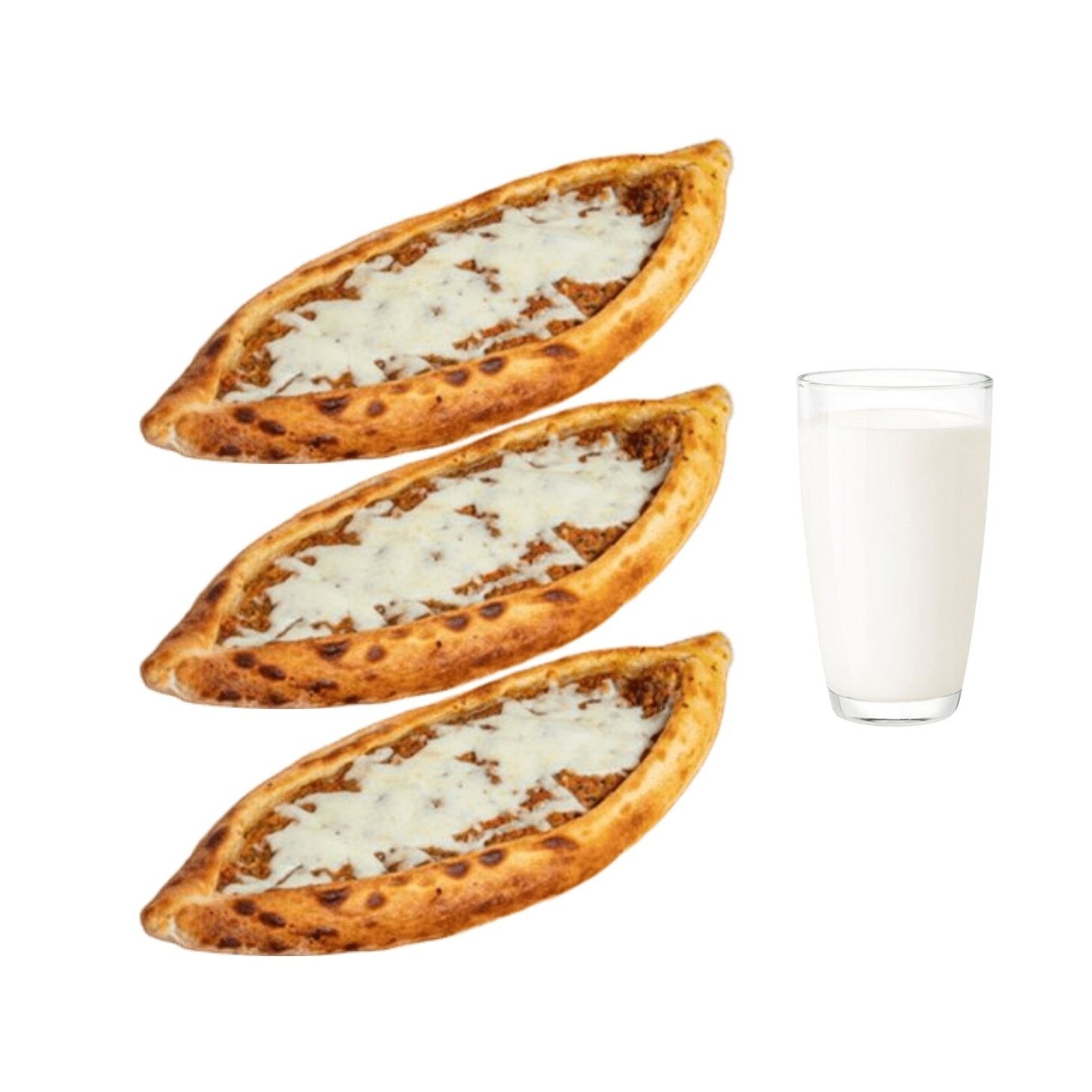 Kıymalı Kaşarlı Cantık (3 Ad.) + Ayran (20 cl.)