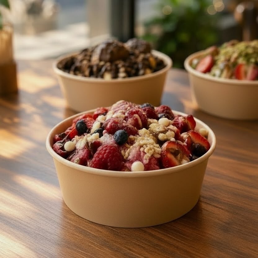 Kızıl İhtişam Waffle Bowl