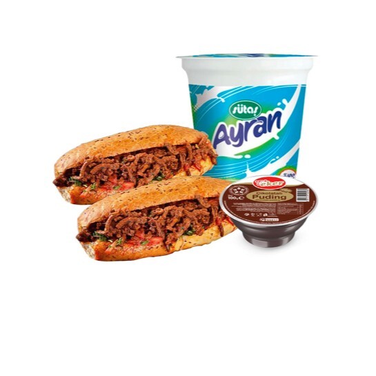 2'li Biftek Tantuni Sandviç Menü