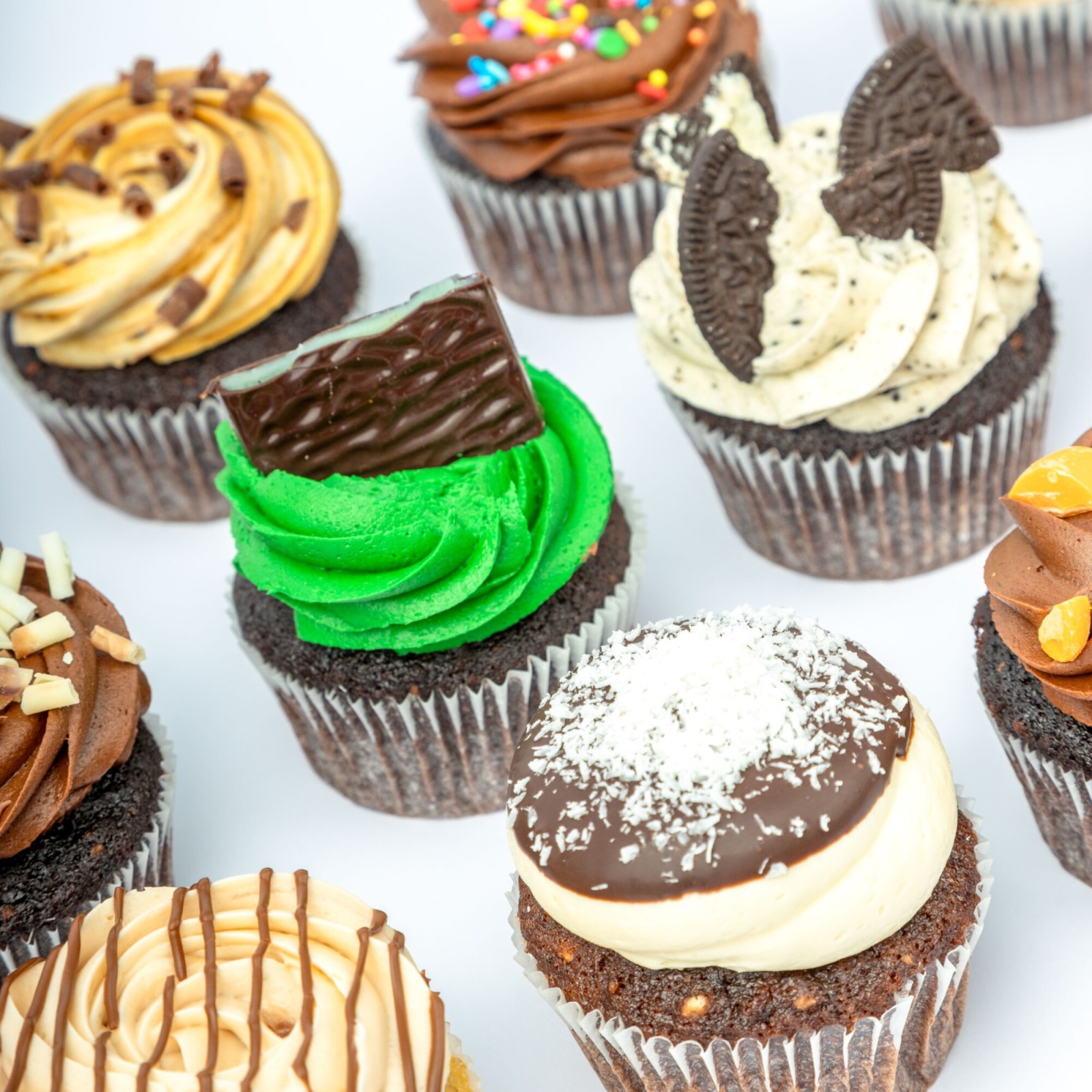 Mini Crunchy Peanut Butter Cupcake