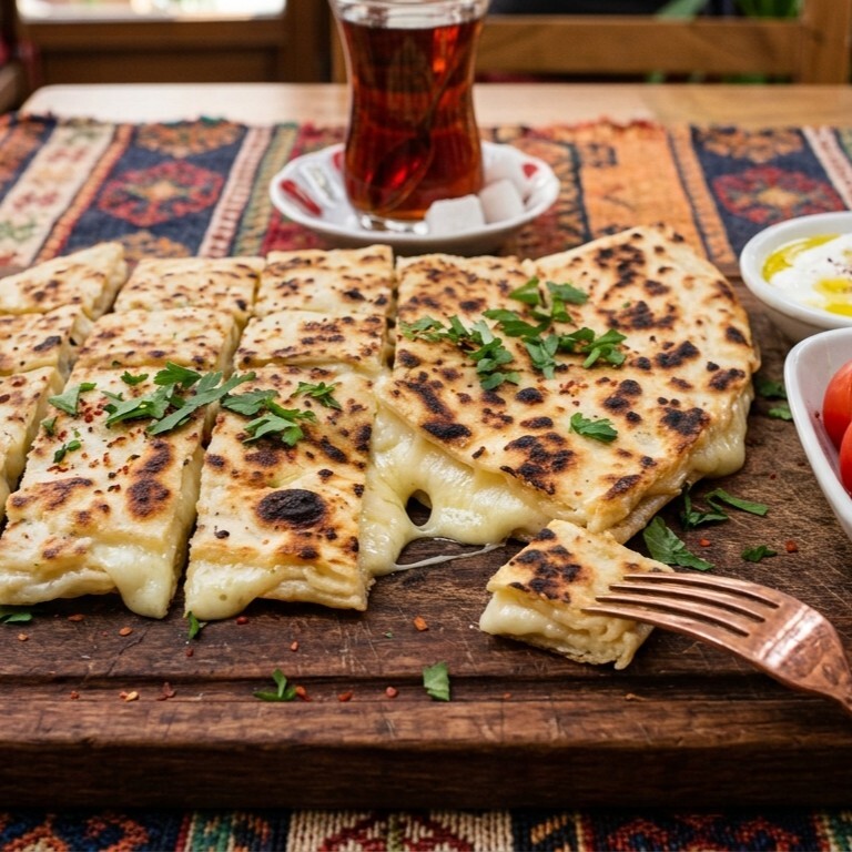 Et Sucuklu Kaşarlı Gözleme