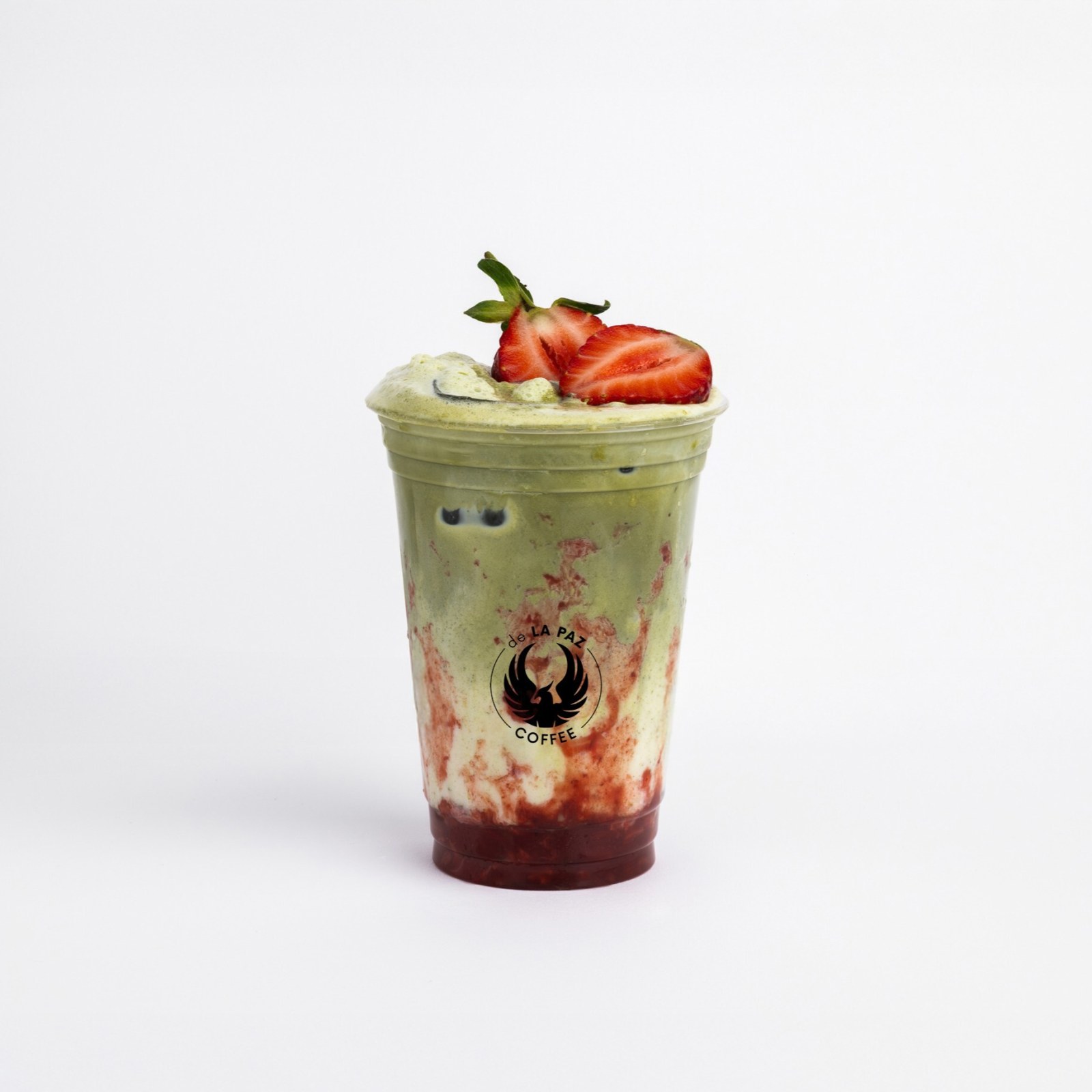 Iced Strawberry Matcha Latte