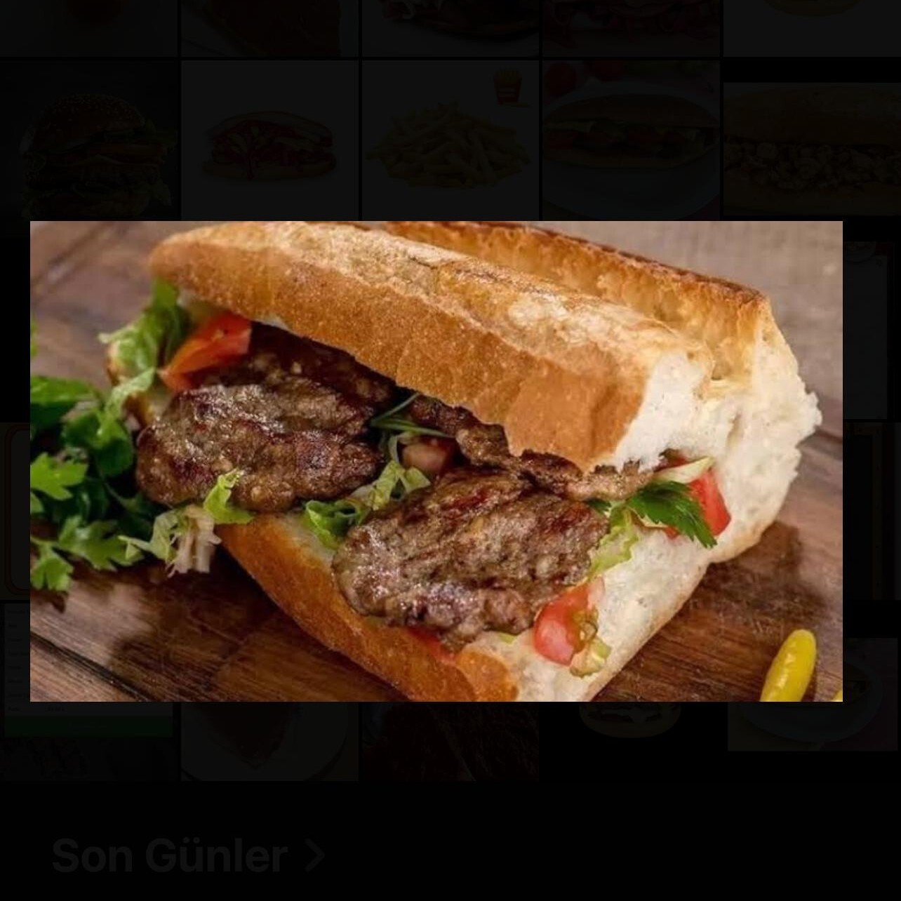 Ekmek Arası Izgara Köfte