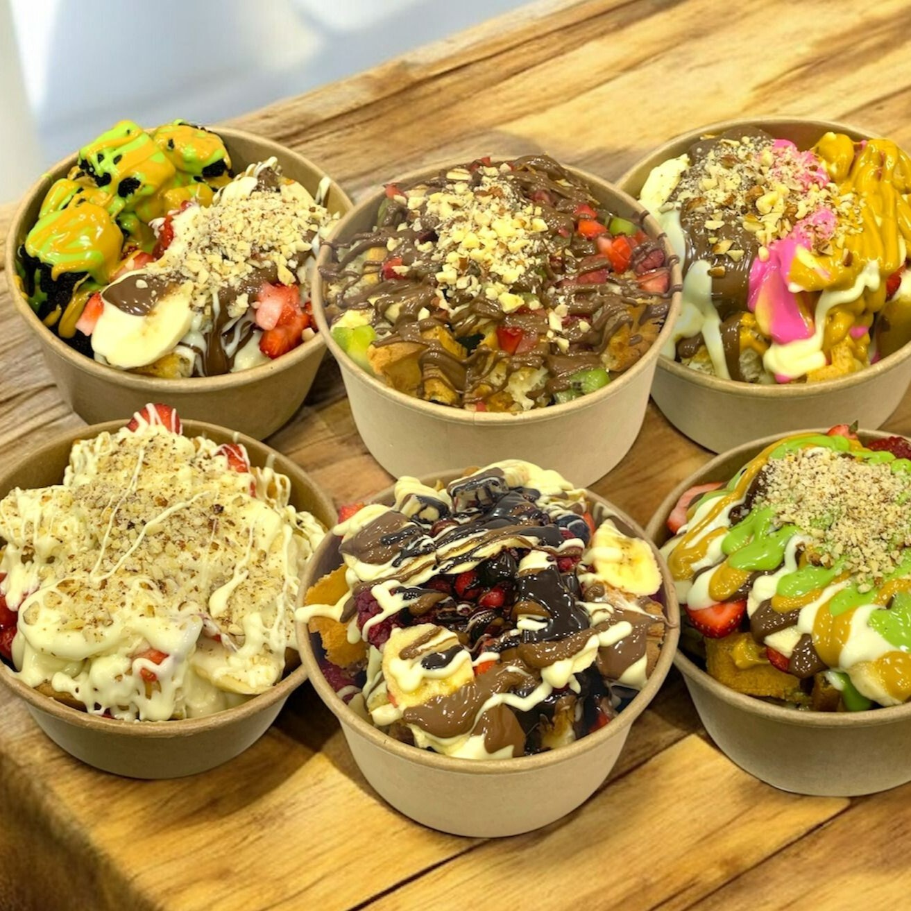 Beyaz Düş Bowl Waffle