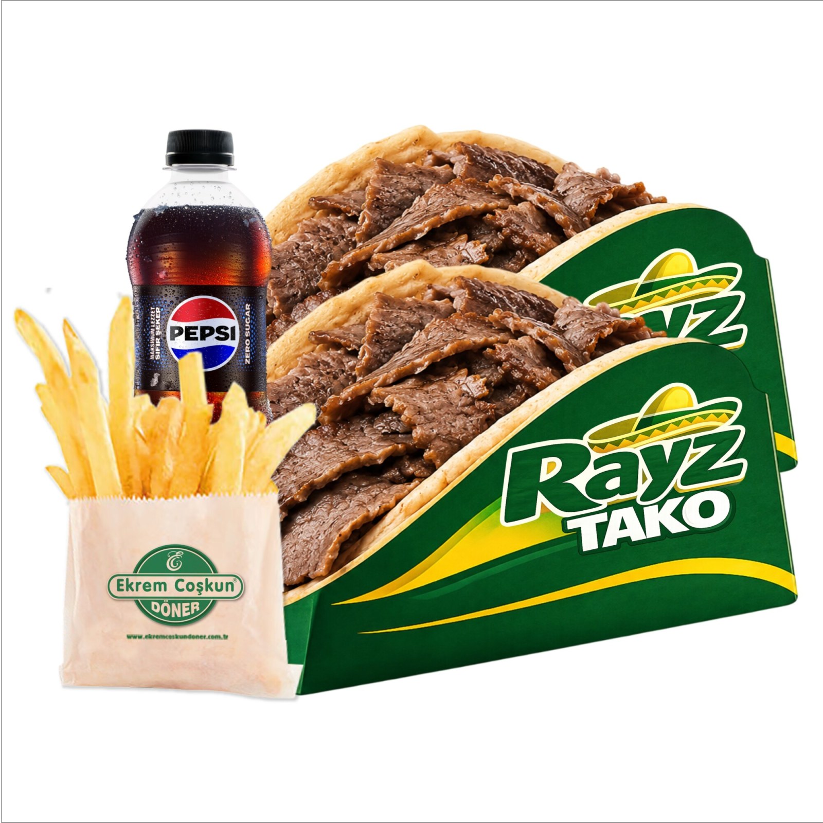 Rayz Tako Et İkili Menü