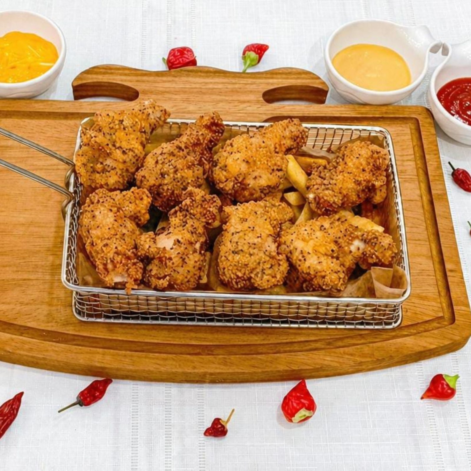 Chia Tohumlu Chicken Wings (8 Adet)