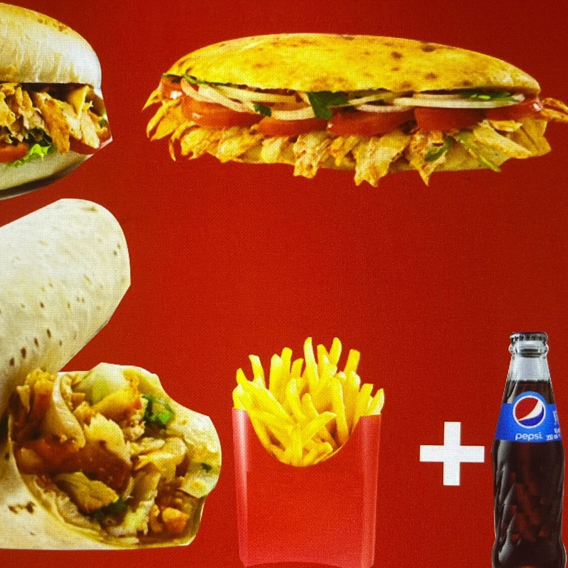 Tavuk Döner Menü