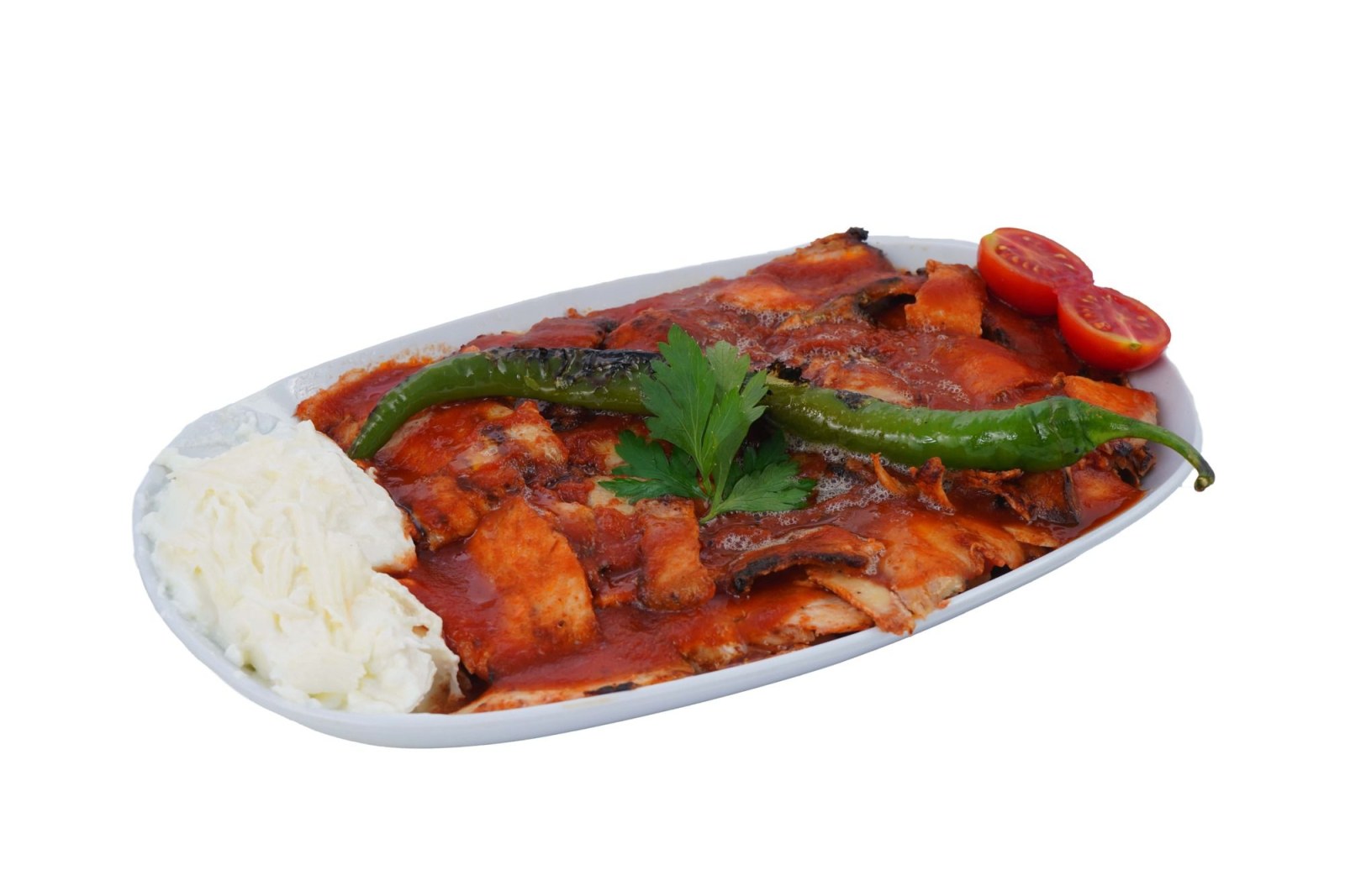 Tavuk Tek Porsiyon İskender (100gr)