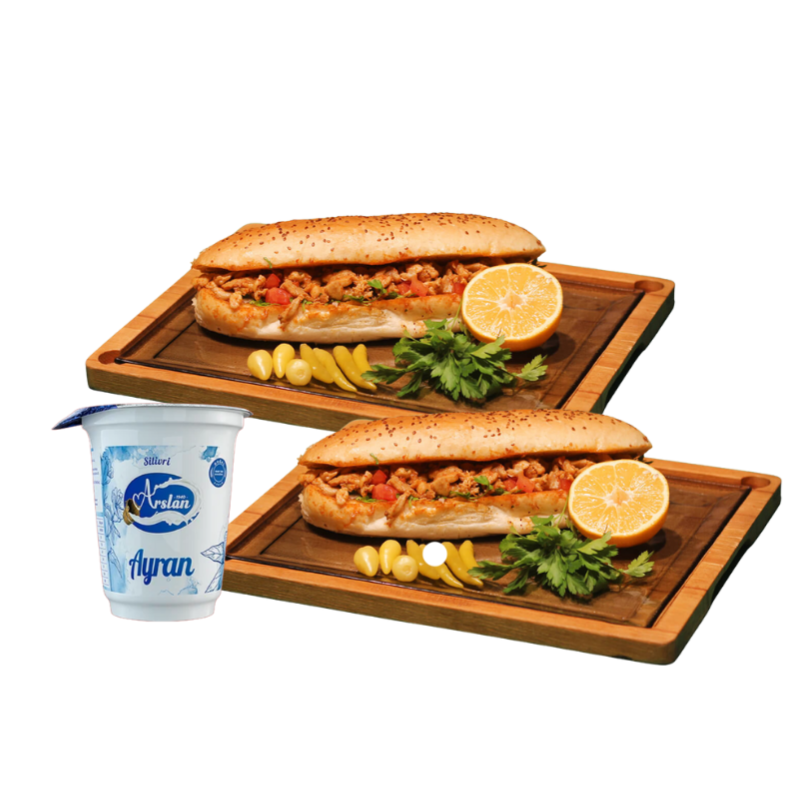 İkili Tavuk Tantuni Ekmek Menü 7