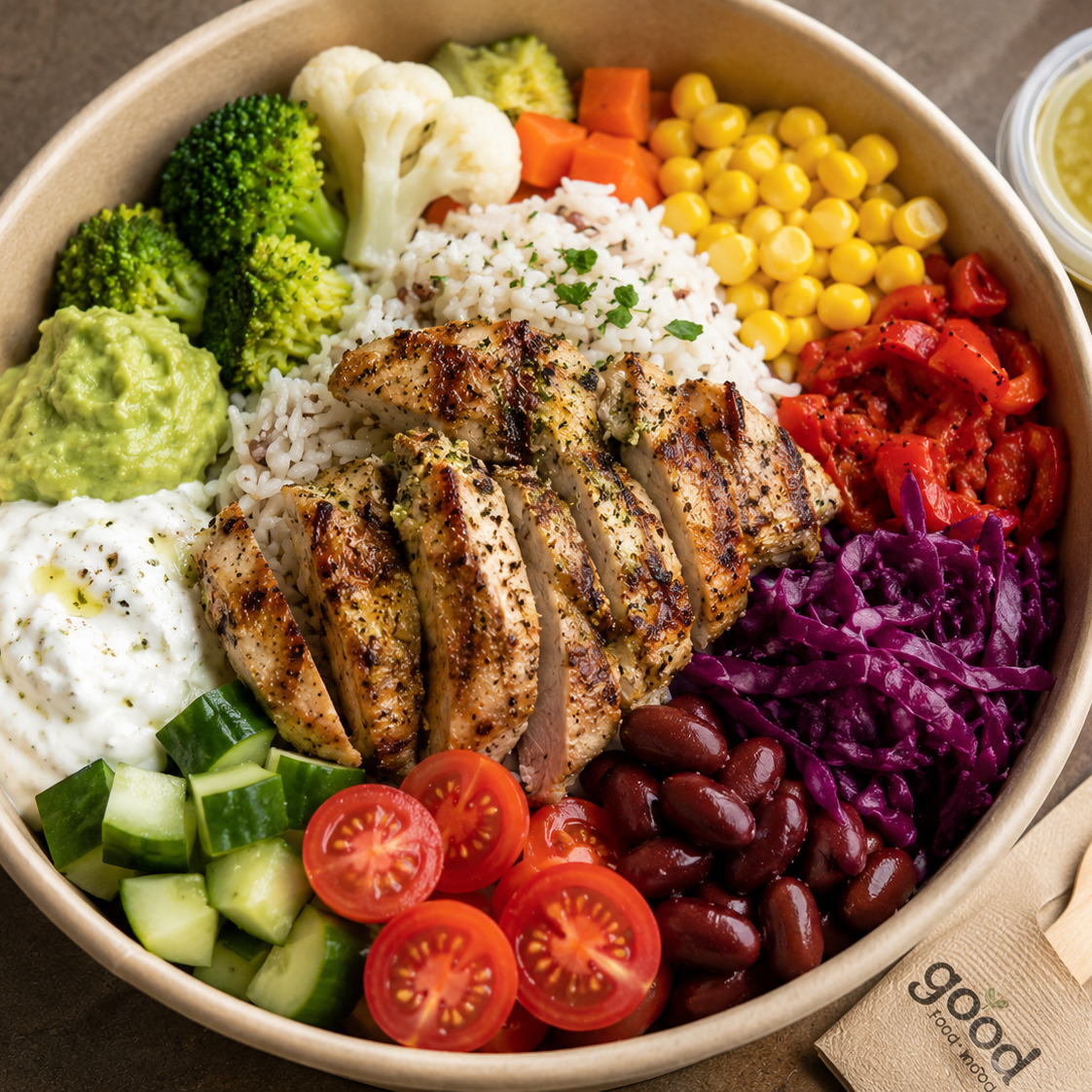 Smoky BBQ Soslu Tavuk Protein Bowl