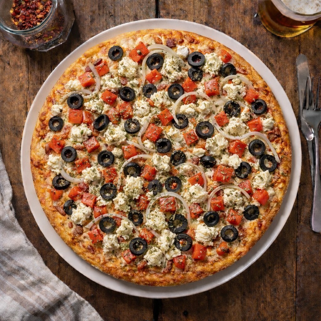 Akdeniz Pizza (Büyük)