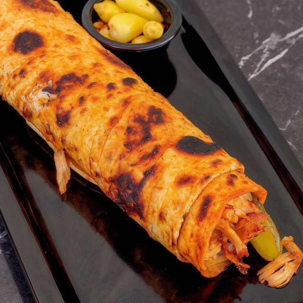 Kaşarlı Hatay Usulu Tavuk Döner Dürüm 100 gr
