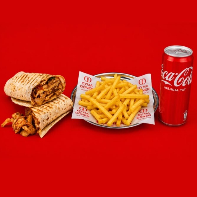 Dürüm + Kutu Kola + Patetes Kızartması